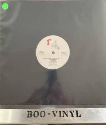 PURE GLASS don't take your love 12  - 12 FOR 1 vinyl single funk 1985 Rare Ex+