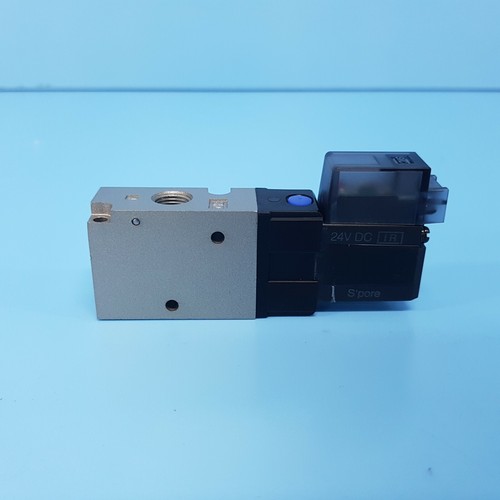 352-0502  SMC 0090-70014 VZ412 SMC SOLENOID VALVE [USED] - Picture 3 of 5