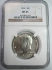 1966 KENNEDY HALF DOLLAR NGC MS65 MINT STATE CERTIFIED GRADED BUSINESS STRIKE