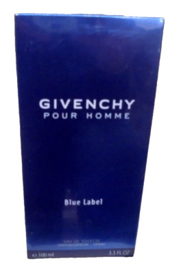 GIVENCHY POUR HOMME BLUE LABEL edt 100ml Spray Rare Vintage Parfum Sealed