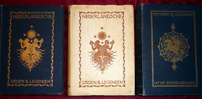 Holland Tales Legends 3v Color Plates 1920s Josef Cohen Van Eysinga 1920s Ebay