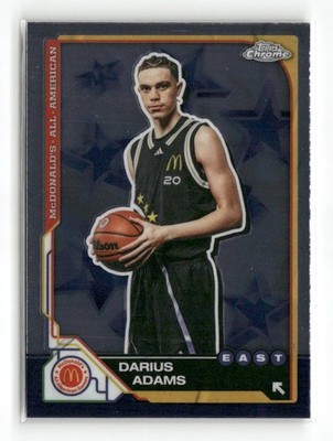 2025 Topps Chrome McDonalds All American Darius Adams #2 East
