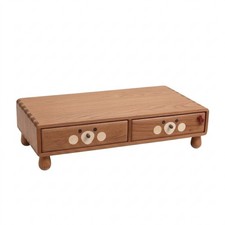 Monitor Riser with Drawers Ergonomic Furniture Compact for Students