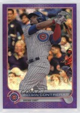 2022 Chrome Logofractor Edition Purple Refractor /250 Willson Contreras #17 0y0n