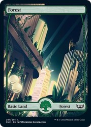 Forest (281) Foil Full Art - Streets of New Capenna