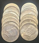 20 ct roll of 1964 Kennedy Half Dollar Coins, 90% Silver Philadelphia