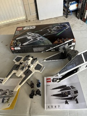 Lego Star Wars 75348 Mandalorian Fang Fighter VS TIE Interceptor