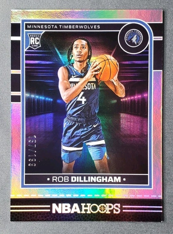 2024-25 Panini Nba Hoops - Rookies Robert Dillingham #238 Silver /199 (RC)
