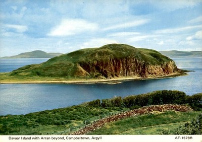 Davaar Island, Arran, Campbeltown, Argyll, Charles Skilton, scenic Postcard