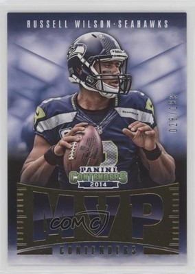 2014 Panini Contenders MVP Contenders Gold 28/199 Russell Wilson #9 09vk