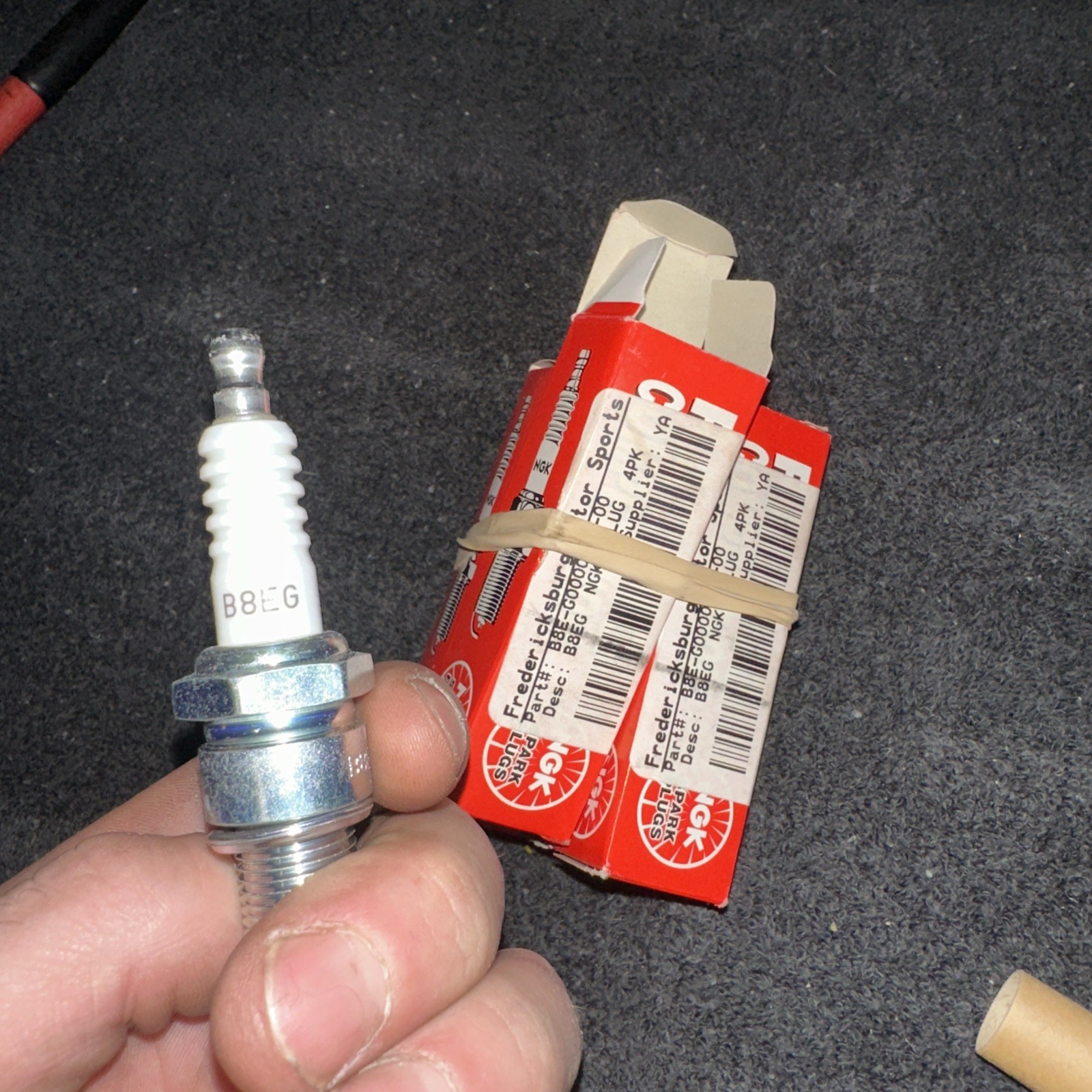 4 NGK PLUGS B8EG  RACING COMPETITION SPARK PLUG BULTACO YAMAHA SUZUKI KAWASAKI 