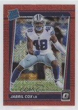 2021 Panini Donruss Optic Rated Rookie Red Mojo Prizm Jabril Cox #286 iu7