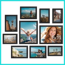 10 Pack Picture Frames Collage Wall Decor, Gallery Wall Frame Set for Wall or...