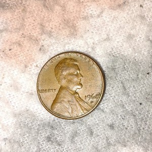 1968-D Denver Lincoln Memorial Small Cent Business Strike Bronze BN KM#201a