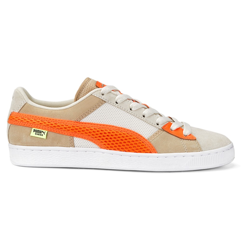 PUMA Suede Backpack Lace Up Mens Orange Sneakers Casual Shoes 39042603