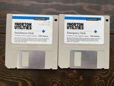 Norton Utilities Version 6.00 3.5" Floppy Disks UNTESTED 