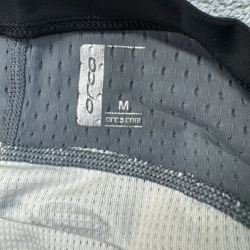 Camiseta sin mangas Orca para hombre mediana negra blanca triatlón núcleo triatlón sin mangas Foto 3 de 4