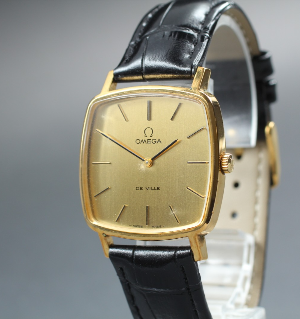 1978 Near MINT OMEGA De Ville 31mm 111.0149 Manual Wind Gold Dial