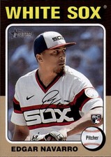 2024 Topps Heritage Edgar Navarro #362 Chicago White Sox 3D