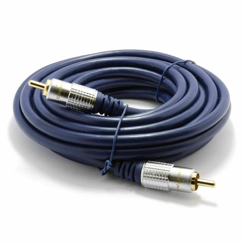 3m Pure HQ OFC Shielded Subwoofer/Composite 75Ohm Digital Cable Gold [006487] - Image 4 of 4