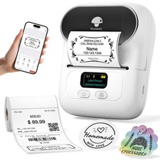 Phomemo M110 Label Printer Bluetooth Thermal No Ink Portable for Small Business