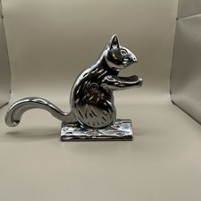 Vintage Squirrel Nut Cracker with Big Mouth Aluminium Great Condition