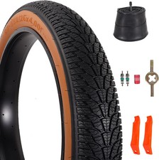 2-pack 26x4.0 Fat Bike Tire 26 Inch Mountain Bike Tires Tubes Set Folding Re