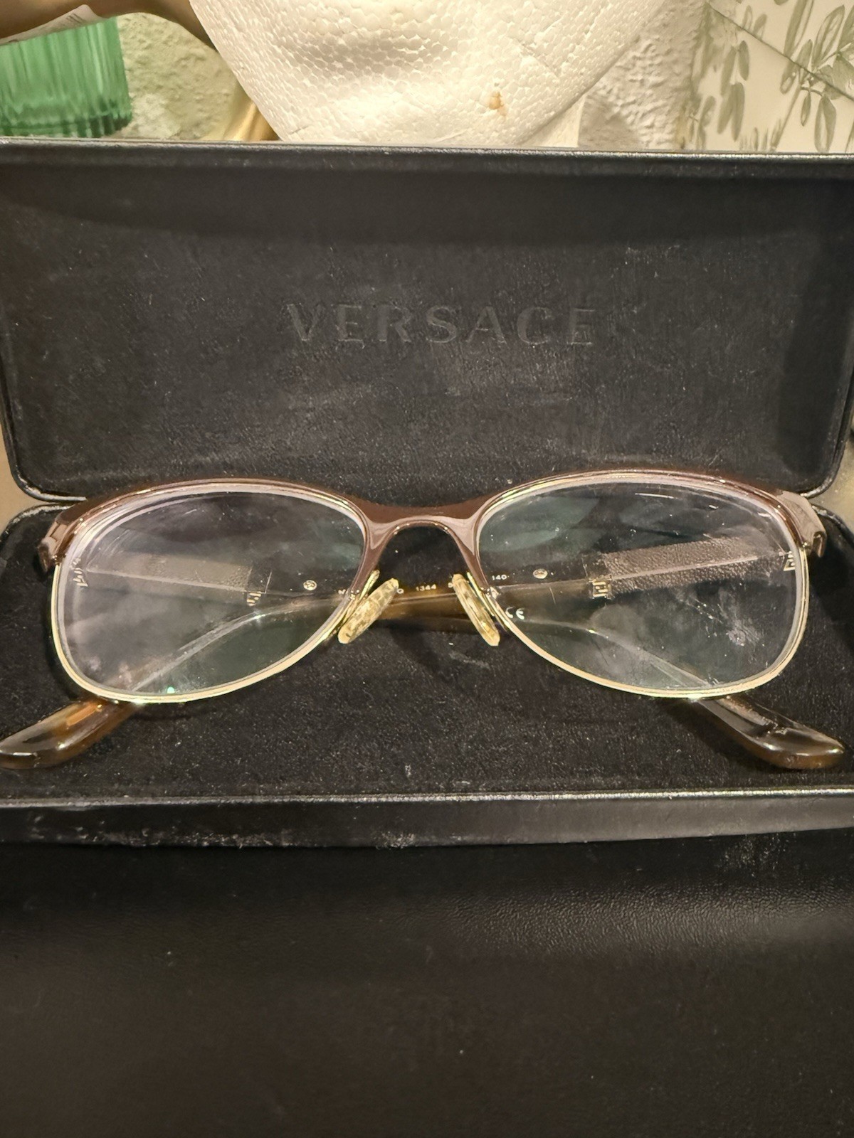 Versace Tortoise Eyeglass Frames Authentic Made I… - image 11