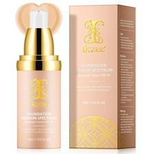 4 in 1 Foundation with SPF 50 , Longwearing  Waterproof, Color Changing Hydrati
