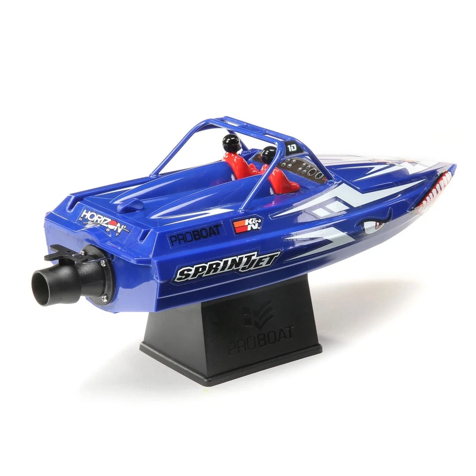 Pro Boat PRB08045T2 Sprintjet 9" Self-Righting Jet Boat Brushed RTR Blue - Image 3 of 4
