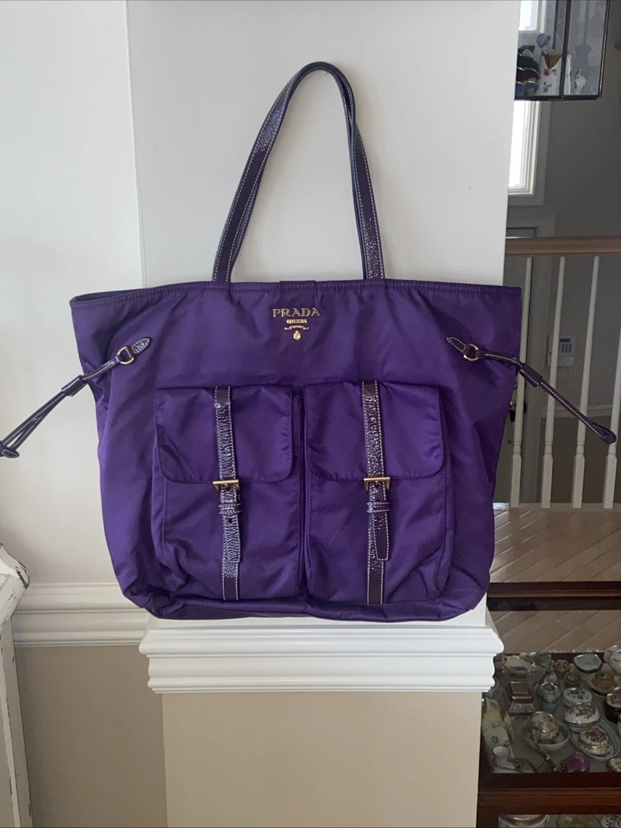 PRADA Totes Purple Bags & Handbags for Women for sale | eBay