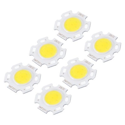 10Pcs COB LED Light Chip Beads 20mm 7W 260mA Energy Saving Bulb Neutral White