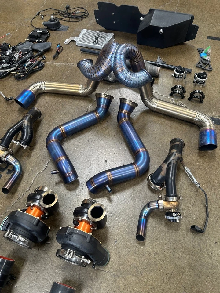 04-08 Lamborghini Gallardo 5.0, Kit Doble Turbo con Cableado, Usado Foto 4 de 4