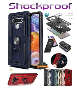 Pour Motorola Moto G Play 5G 2026 Armure hybride 360 Couverture de boîtier du support de l'anneau