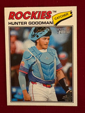 JOHN'S DEALS - US - 2026 TOPPS HERITAGE #346-  HUNTER GOODMAN, COLORADO ROCKIES