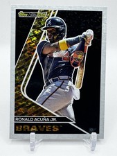 2023 Topps Update Series Black Gold Insert Card #BG-5 Ronald Acuna Jr. Braves