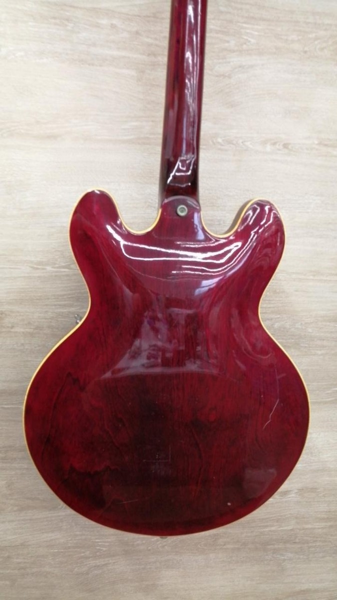 Greco SA-550R Cherry Made in Japan 1977 Vintage Semi Hollow Body