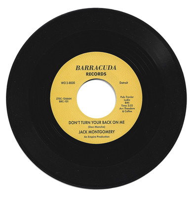 Jack Montgomery Don't Turn Your Back On Me Single Sided  Northern Soul Listen
