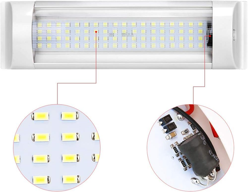 Luci a LED Da Soffitto Con Interruttore On/Off Bianco + Cavo Di Estensione per C - Foto 3 di 12