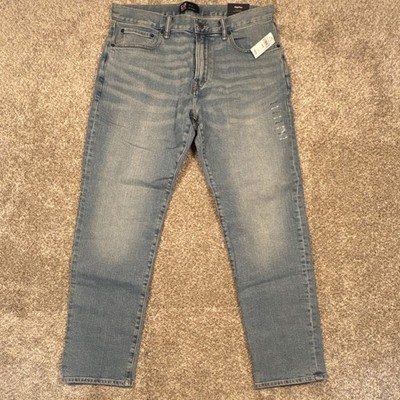 GAP GapFlex Men's Straight Leg Jeans Light Blue Denim 5-Pocket