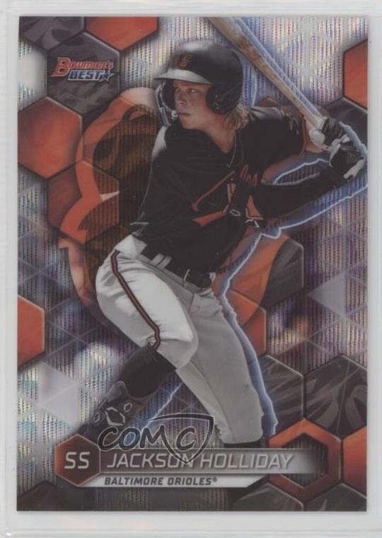 2023 Bowman's Best Top Prospects Wave Refractor Jackson Holliday #TP-12