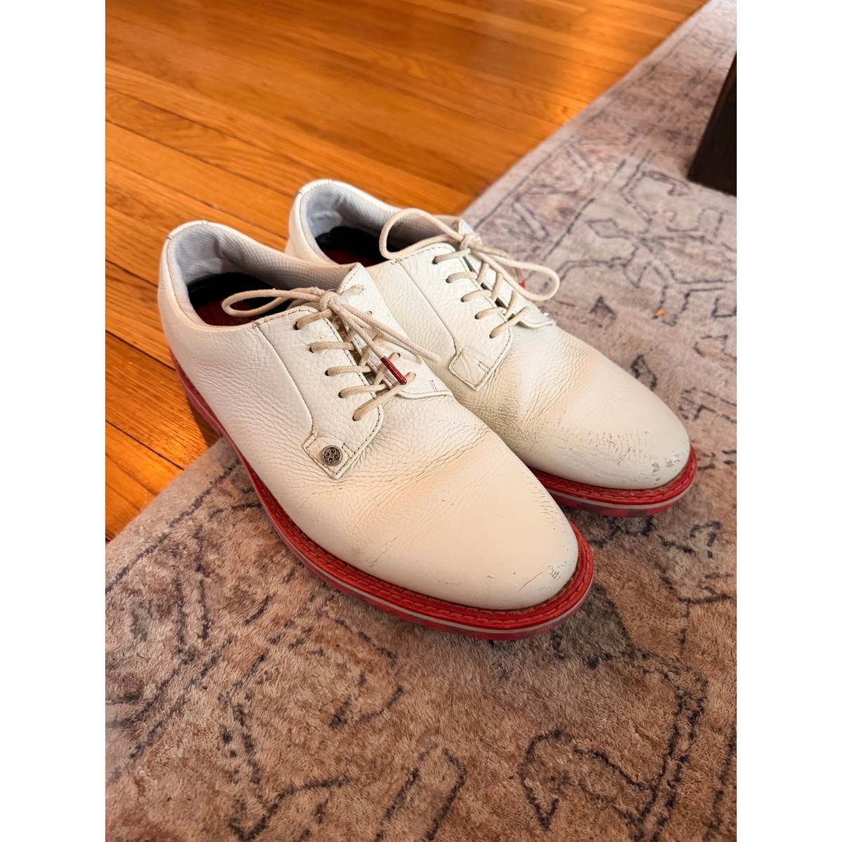 G/Fore Poppy Gallivanter Golf Shoes White Red Camo Men\'s SZ 10 Golfing G4 MEN main image 2