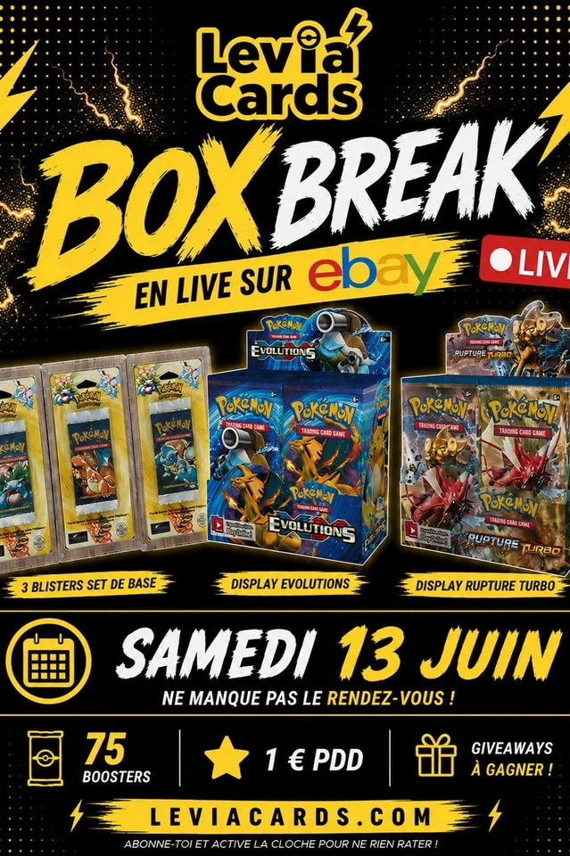 BOXBREAK DISPLAY EVOLUTIONS - RUPTURE TURBO - TRIPLETTE SET DE BASE BLISTER