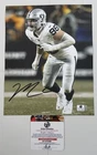 MAXX CROSBY SIGNED AUTOGRAPHED 8"X10" PHOTO LAS VEGAS RAIDERS with COA NEW