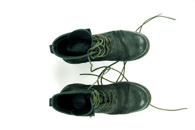 Kazuyuki Kumagai Attachment Reverse Leather Boots Size 42.5 GUIDI