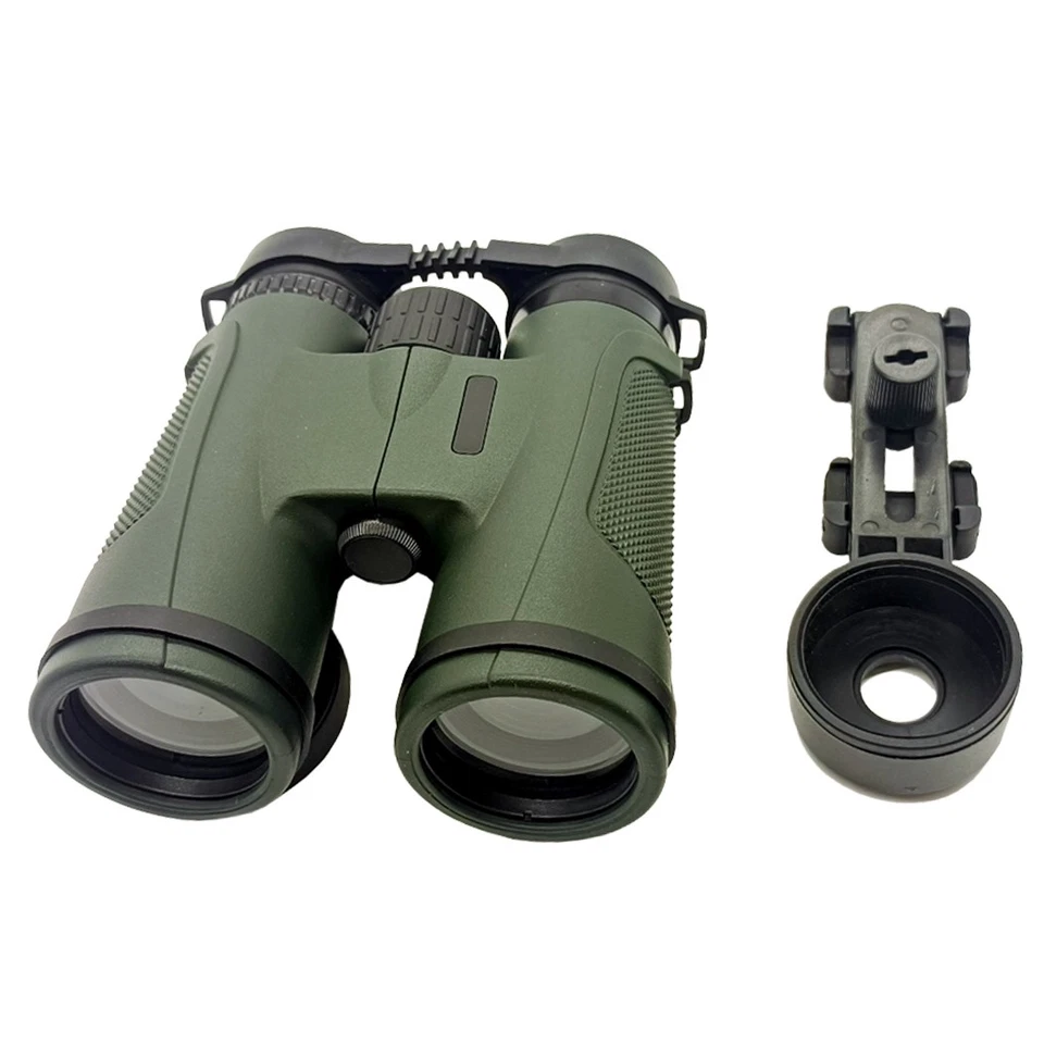 Perrini Green 10x42 Double Coated Quick Focus Binoculars with Wide 96m View - Image 2 of 2
