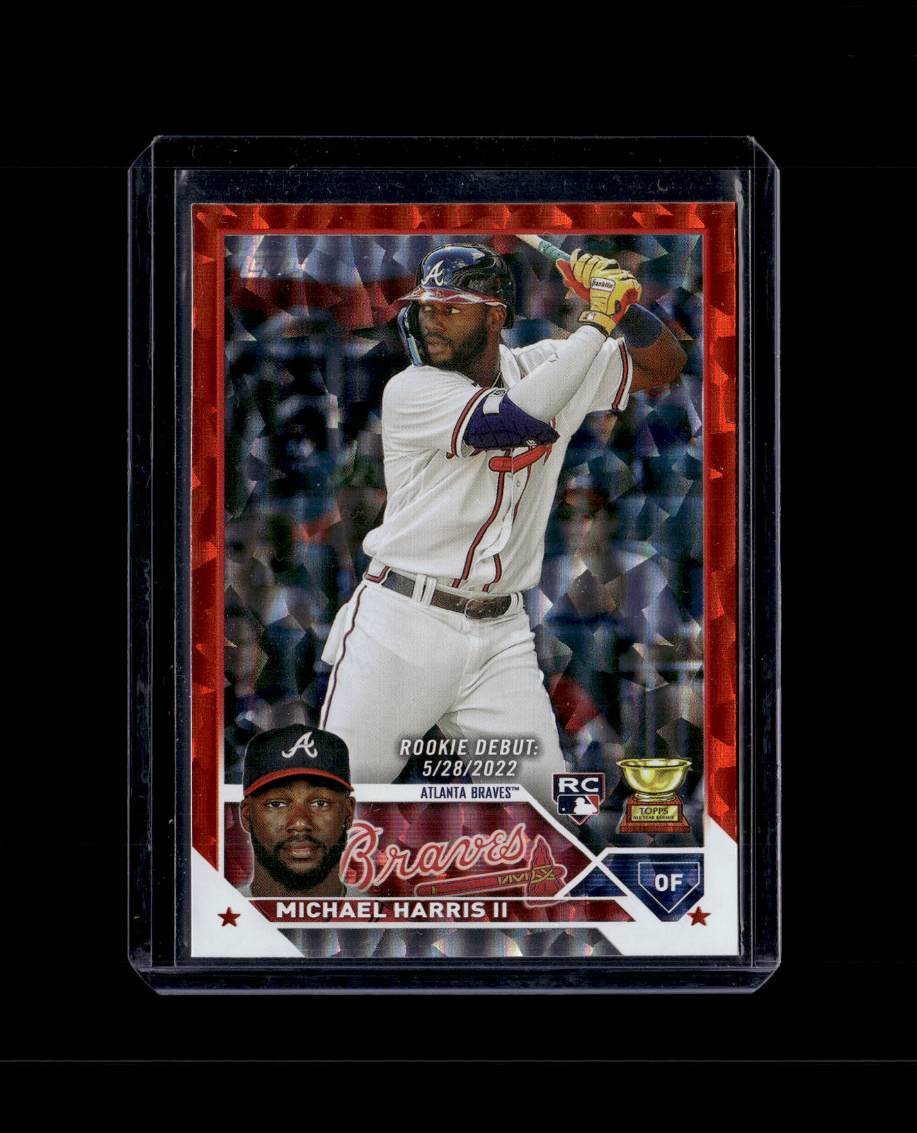 Michael Harris II 2023 Topps Update Series Rookie Debut RC Orange /299 #US225