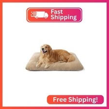Bedsure Washable XXL Dog Bed for Crate, Comfort Fluffy Pet Pillow, 47x29