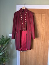Moloh Military Wool Stripey Coat Immaculate Size 14 2016
