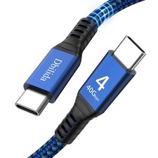 USB 4 USB-C Cable Premium Structure, 240W, 40Gbps, 8K/60Hz, 4K/144Hz, 1.6FT to